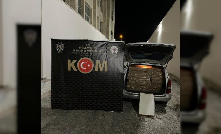 Niğde’de kaçakçılık operasyonu: 175 bin makaron ve 40 litre etil alkol ele geçirildi