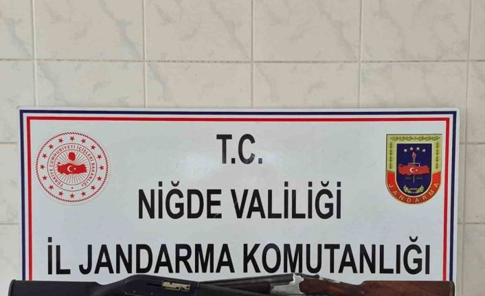 Niğde’de ruhsatsız silah operasyonu: 4 kişi hakkında adli işlem başlatıldı