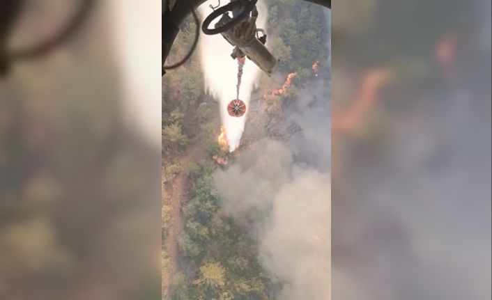 OGM: "Ilgardere mevkiinde çıkan yangına havadan ve karadan müdahale ediyoruz"