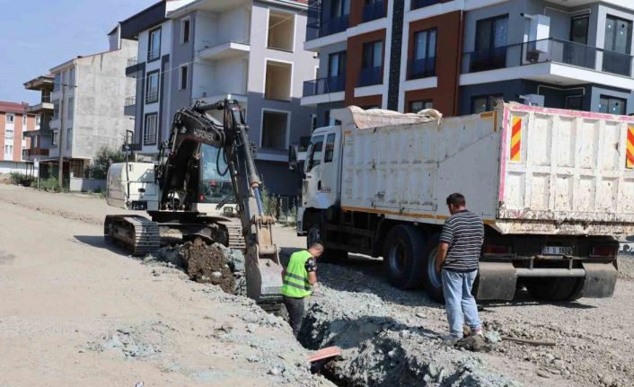 Ordu Şehir Hastanesi’nin içme suyu ve kanalizasyon hattı çalışmaları sürüyor