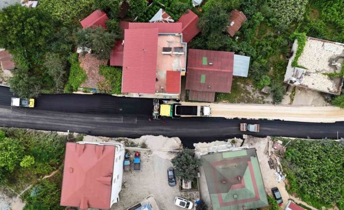 Ordu’da asfalt çalışmaları devam ediyor