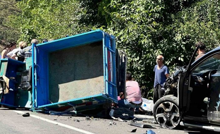 Ordu’da cip patpata çarptı: 2 yaralı
