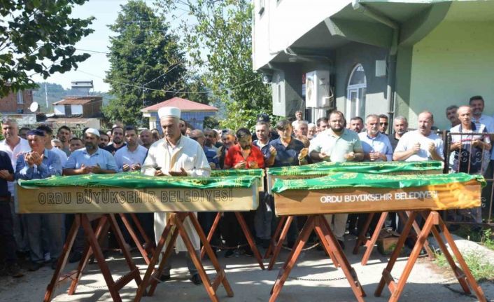 Ordu’da patpat kazasında ölen aynı aileden 4 kişi toprağa verildi
