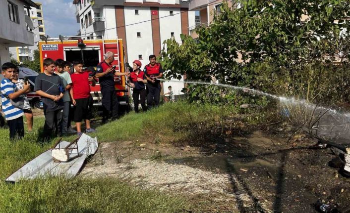 Ordu’da plastik atık yangını paniğe neden oldu