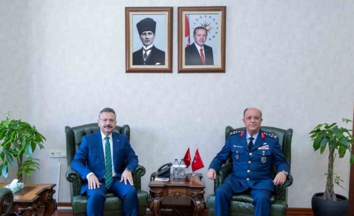 Orgeneral Güneykaya’dan Vali Aksoy’a veda ziyareti