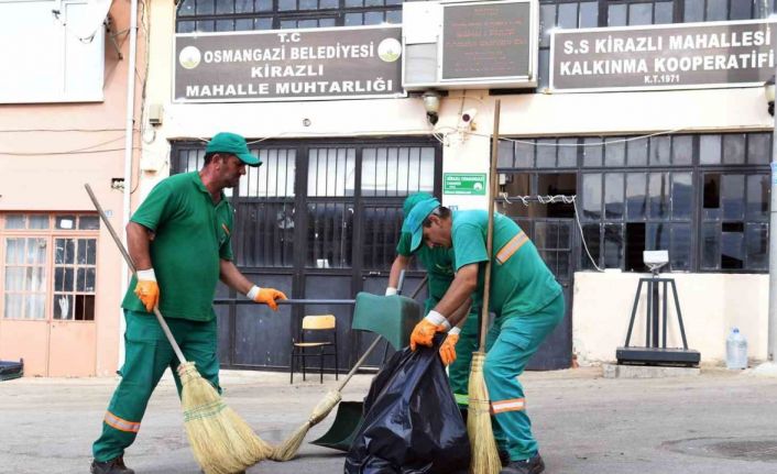 Osmangazi’de her gün 270 kilometre alan temizleniyor