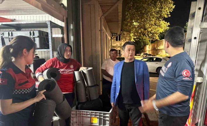 Osmangazi’den Sındırgı’ya deprem sonrası hızlı destek