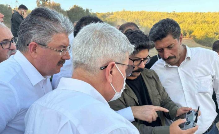 Osmaniye’de çıkan orman yangınına havadan ve karadan müdahale devam ediyor