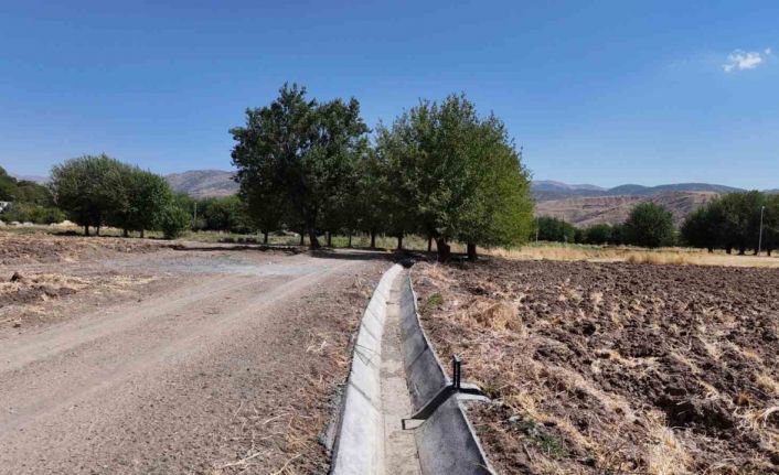 Palu’da sulama suyu tesisi tamamlandı