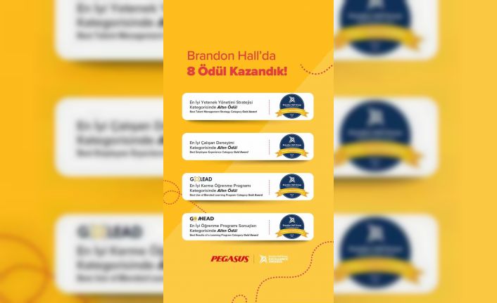 Pegasus, insan kaynakları uygulamalarıyla 8 ödülün sahibi oldu