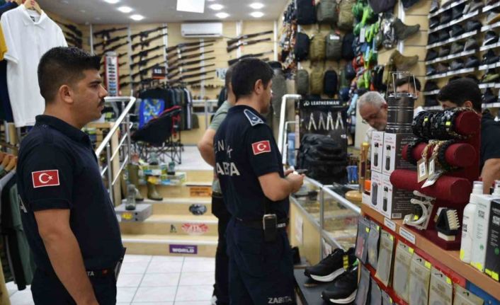 Pendik’te orman yangınlarına karşı patlayıcı ve yanıcı madde satışına yönelik sıkı denetim