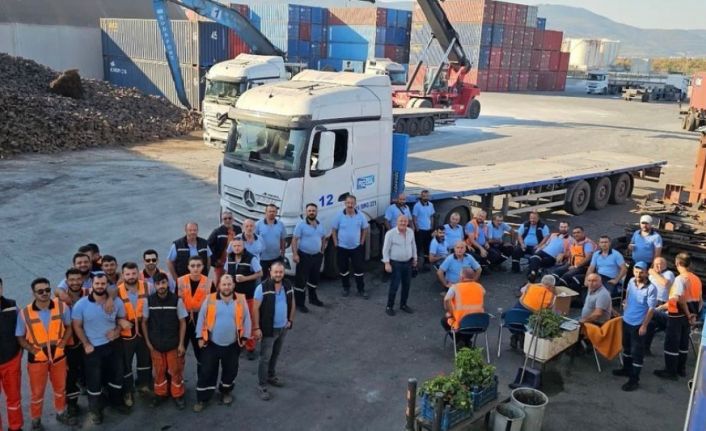 Roda Limanı’nda iş bırakma eylemi