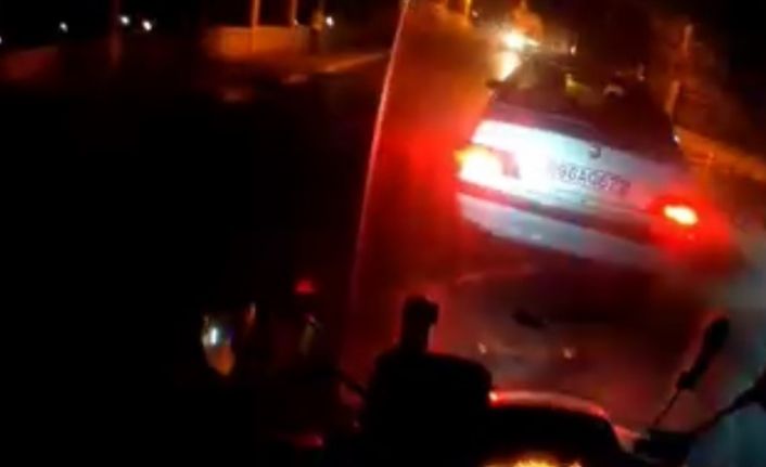 Sahte plakalı otomobil ile mahalleyi huzursuz ettiler