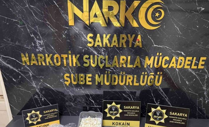 Sakarya’da 1 kilo kokain ele geçirildi: 1 tutuklama