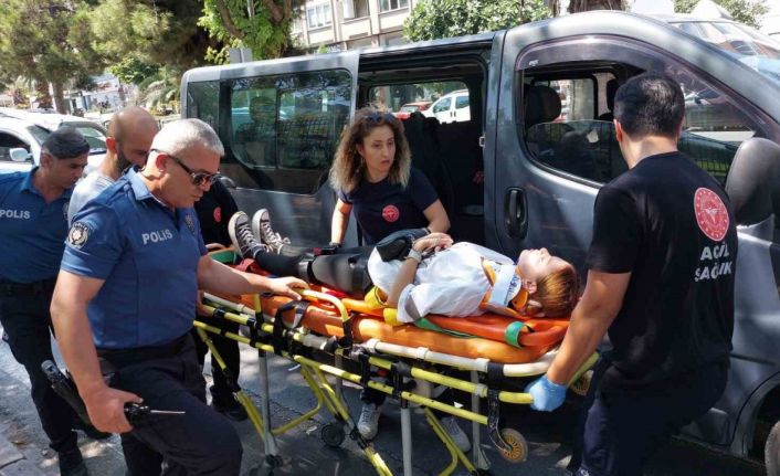 Samsun’da dolmuş kamyona çarptı: 4 yaralı