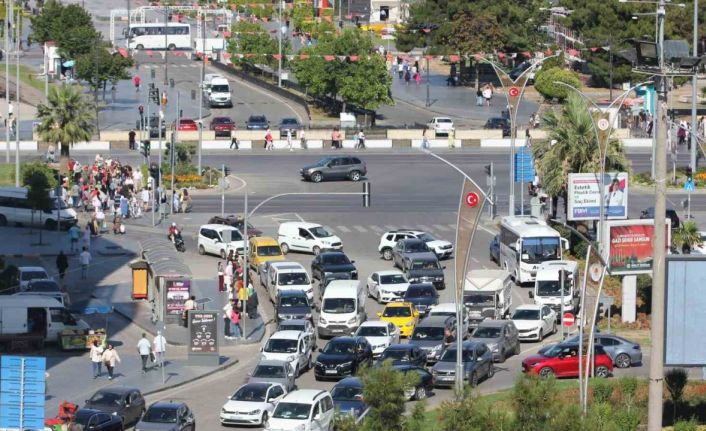 Samsun’da motorlu kara taşıt sayısı bir yılda 40 bin 939 arttı