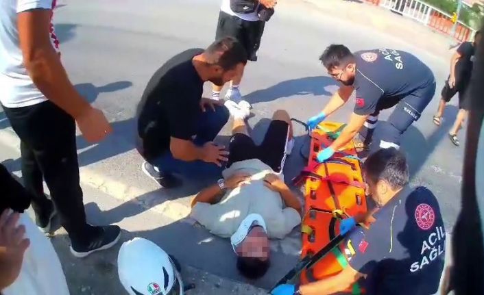 Samsun’da motosikletler çarpıştı: 2 yaralı