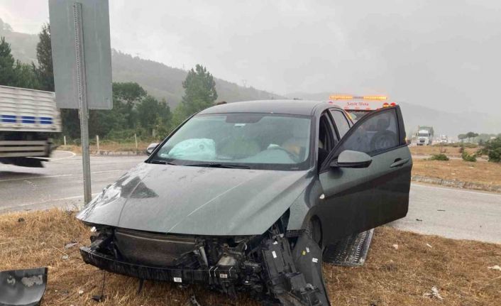 Samsun’da trafik kazası: 2 yaralı