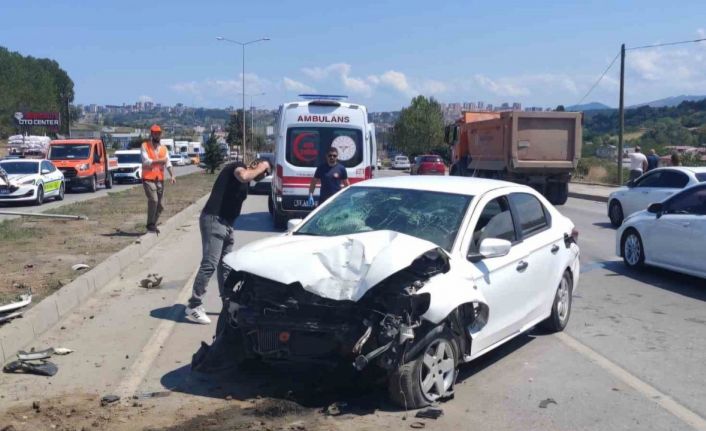 Samsun’da trafik kazası: 3 yaralı
