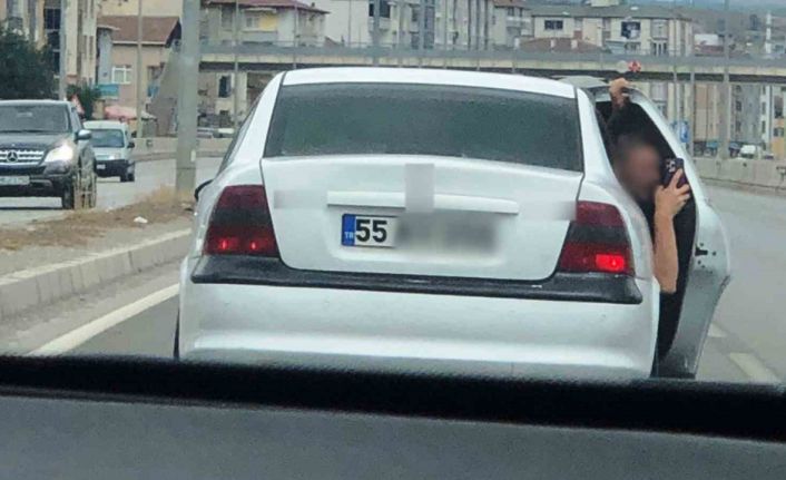 Samsun’da trafikte tehlikeli davranışlar cezasız kalmadı
