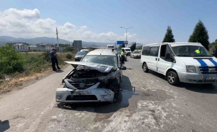 Samsun’da zincirleme trafik kazası: 6 yaralı