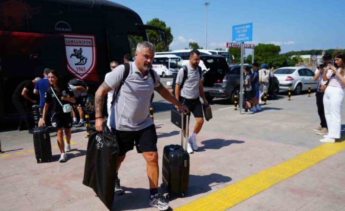 Samsunspor, Panathianikos maçı için Atina’ya gitti
