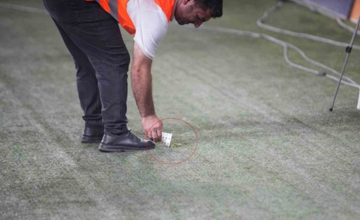 Samsunspor-Panathinaikos maçında statta "peygamberdevesi" görüldü