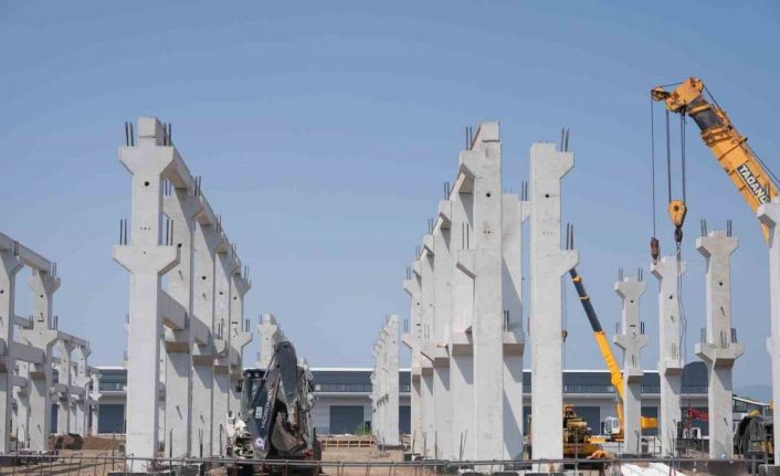 Sanayi sitesi hızla ilerliyor