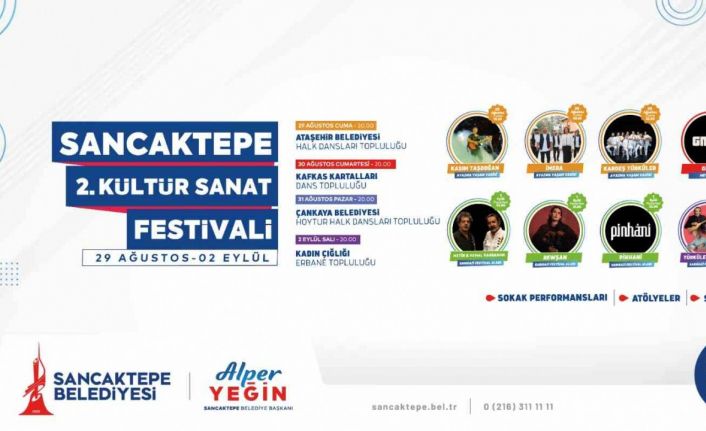 Sancaktepe 2. Kültür ve Sanat Festivali başlıyor