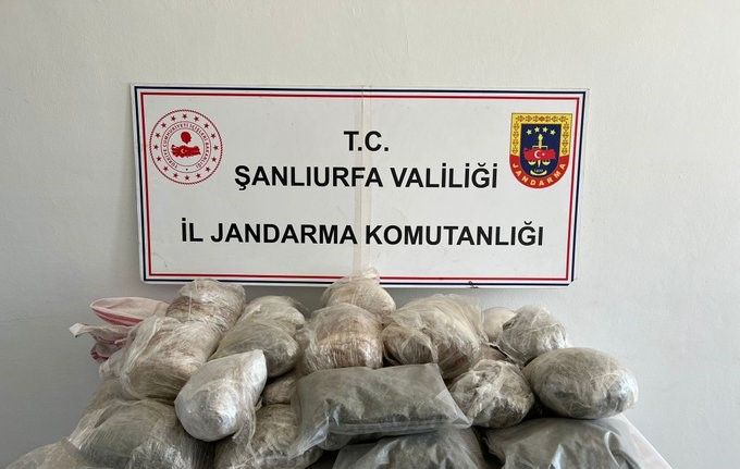 Şanlıurfa’da 26 kilo esrar ele geçirildi