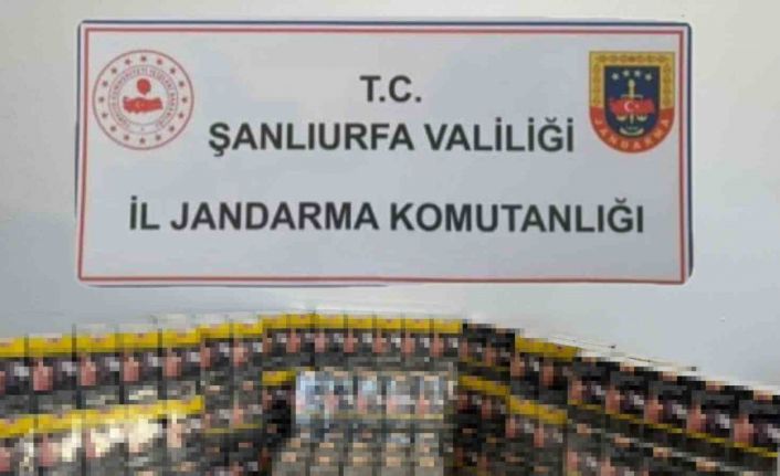 Şanlıurfa’da 2 bin paket kaçak sigara ele geçirildi