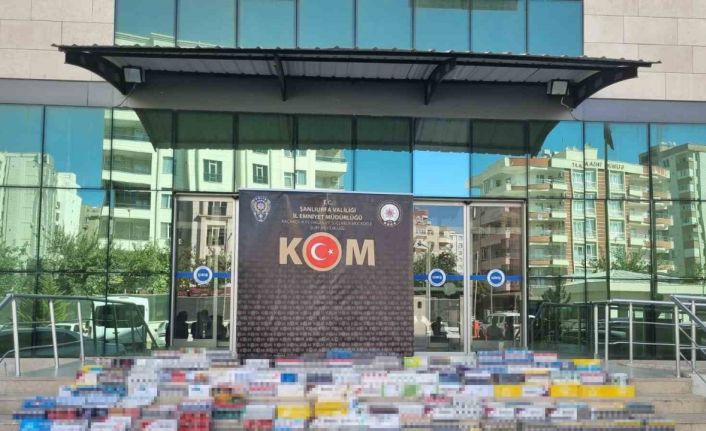Şanlıurfa’da 55 bin paket kaçak sigara ele geçirildi: 10 gözaltı