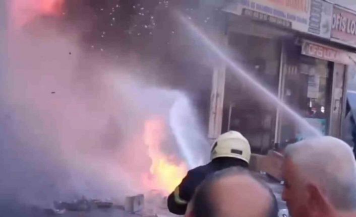Şanlıurfa’da iş yerinde korkutan yangın