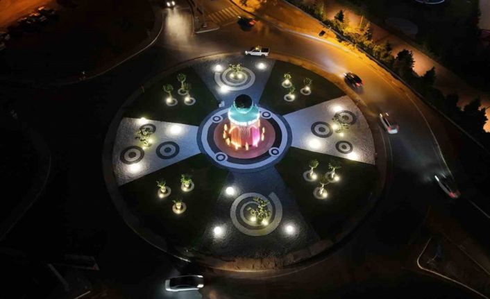 Sapanca’da otoyol çıkışı artık bir sanat eseri gibi