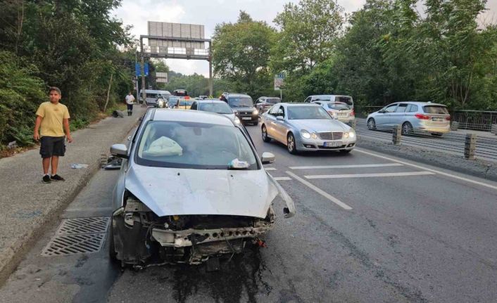 Sarıyer’de aşırı hız kaza getirdi: 1 yaralı
