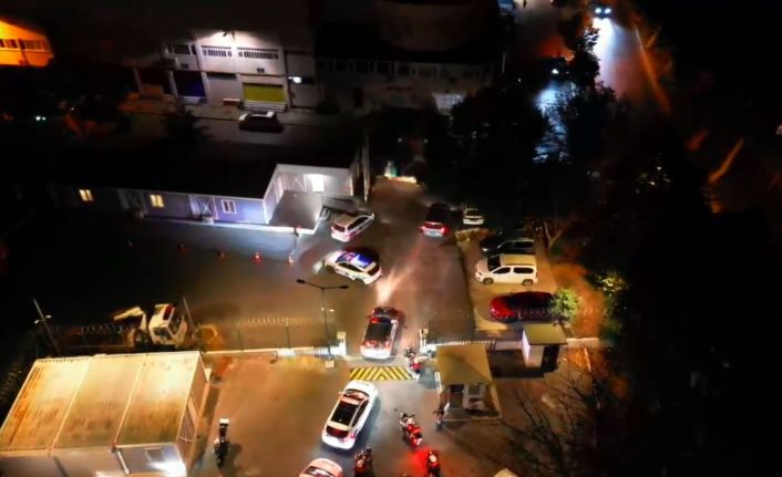 Sarıyer’de polis ekiplerinden sokaklarda ‘Akşam Sürprizi’