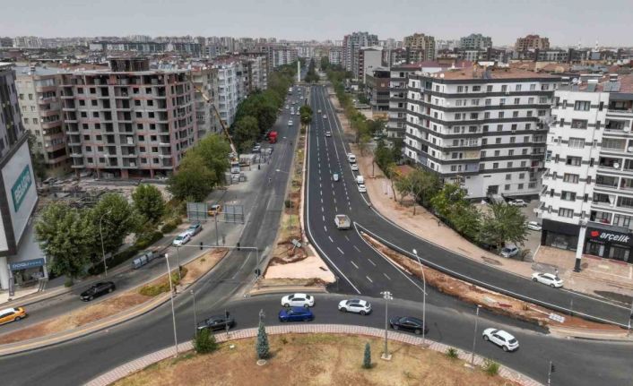 Selahaddin Eyyubi Bulvarı’nın bir kısmı asfaltlanarak hizmete açıldı