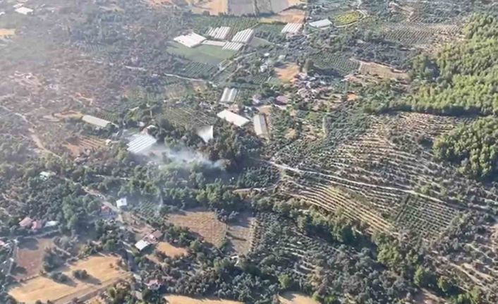 Seydikemer’deki orman yangını büyümeden söndürüldü