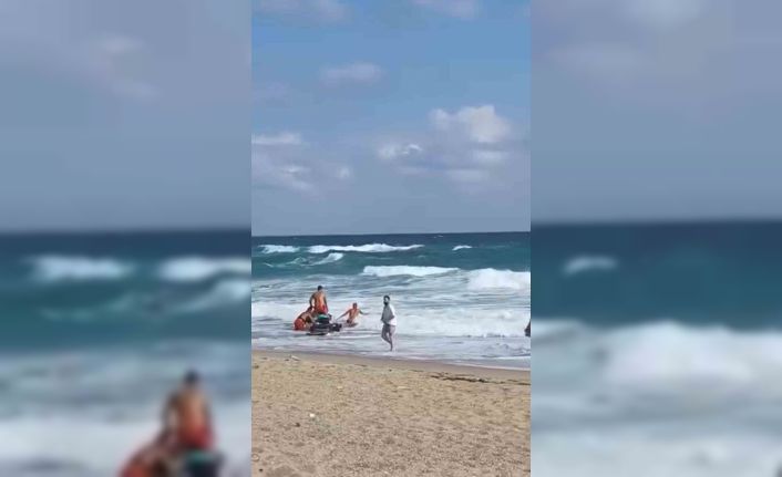 Şile’de denizde akıntıya kapılan vatandaşı cankurtaranlar kurtardı