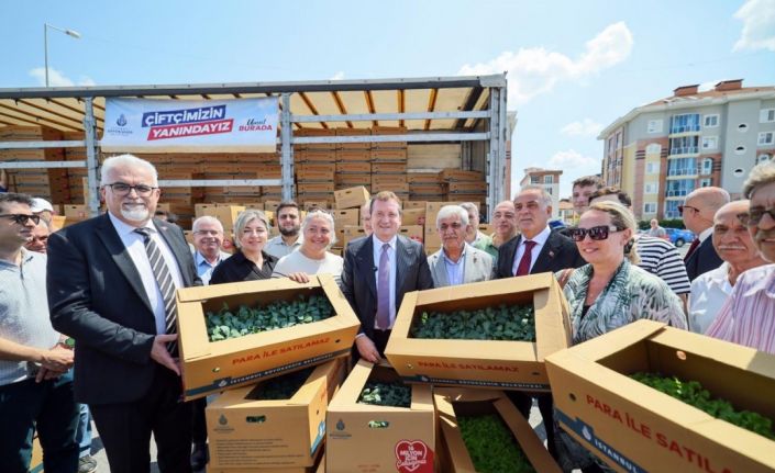 Silivri’de Kışlık Sebze Fidesi Dağıtım Töreni töreni düzenlendi