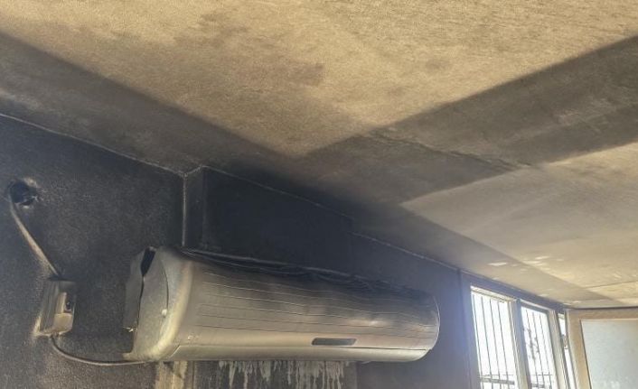 Silvan’da taziye evinde klimadan yangın çıktı