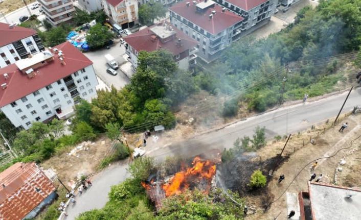 Sinop’ta ahşap yapıda yangın