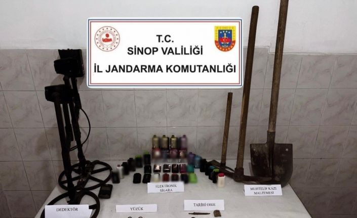 Sinop’ta tarihi eser kaçakçılığı operasyonu: 1 gözaltı