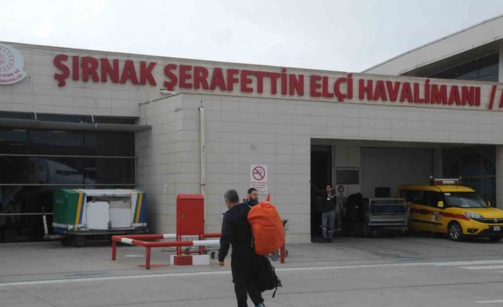 Şırnak Şerafettin Elçi Havalimanı temmuz ayında 39 bin 691 yolcuya hizmet verdi