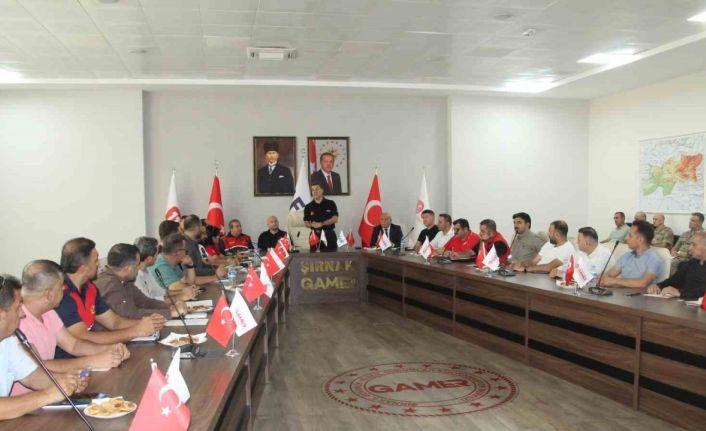 Şırnak’ta deprem tatbikatı toplantısı