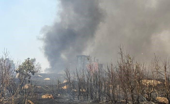 Şırnak’taki örtü yangını 7 saatte söndürüldü