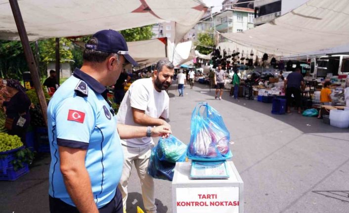 Şişli Belediyesi’nden ilçedeki pazar yerlerine yönelik denetim