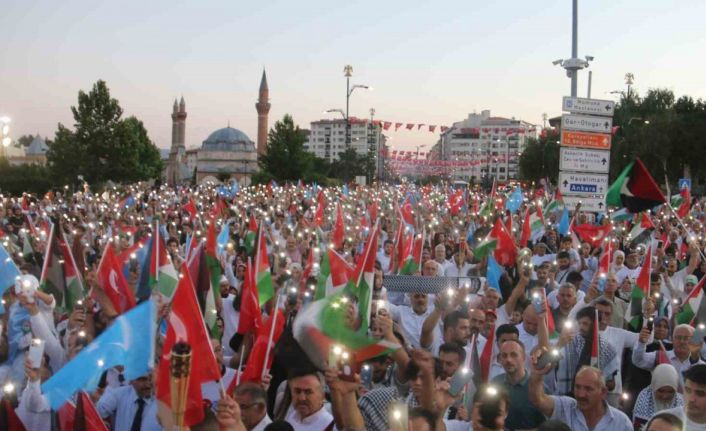 Sivas’ta Filistin’e destek yürüyüşü düzenlendi