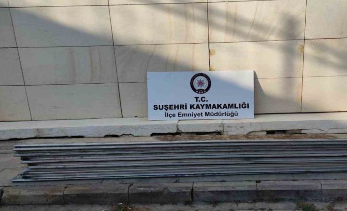 Sivas’ta yakalanan 3 alüminyum hırsızı yakalandı