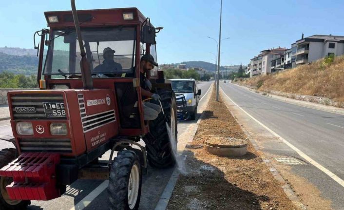 Söğüt’te refüjler ve yeşil alanlar yenileniyor